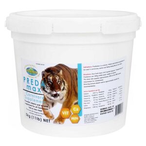 Preda Max Powdered supplement for All large carnivores including Lions