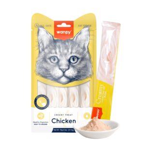 Wanpy Creamy Likable Cat Treats - Chicken 70g