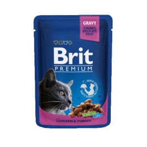 Brit Premium With Chicken & Turkey Wet Food Pouch (Gravy)