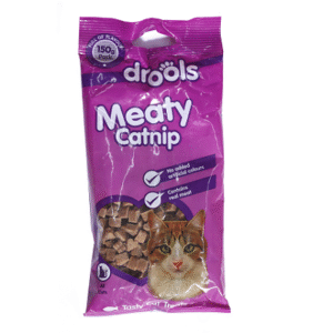 Drools Meaty Catnip Tasty Cat Treats - Heart - For All Cats