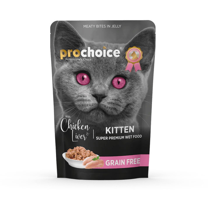ProChoice Grain-Free Kitten Jelly – Chicken & Liver