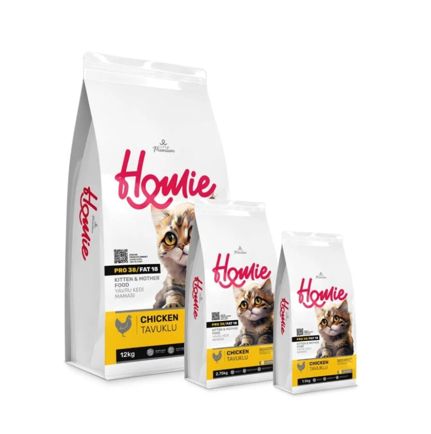 Homie Super Premium Low Grain Kitten – Chicken