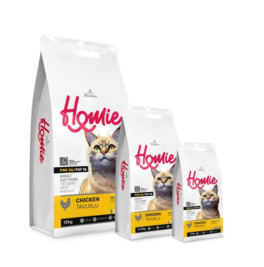 Homie Super Premium Low Grain Adult Cat Food – Chicken
